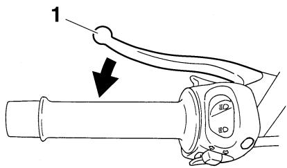 YAMAHA YBR250-2007 - Clutch lever - 1