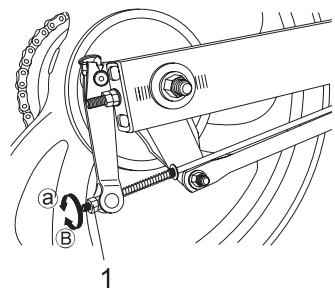 YAMAHA YBR250-2007 - Brake pedal free play - 1
