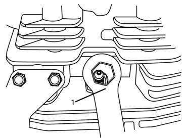 YAMAHA YBR250-2007 - To remove the spark plug - 2