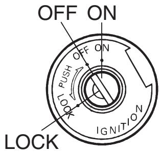 YAMAHA YBR250-2007 - Main switch/steering lock - 1
