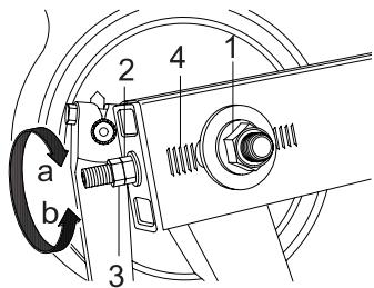 YAMAHA YBR250-2007 - To adjust the drive chain slack - 1