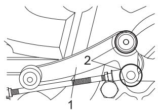 YAMAHA YBR250-2007 - Checking and lubricating the brake and shift pedals - 2