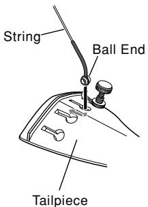 YAMAHA YVN100S - [Attaching the 4th (G), 3rd (D), and 2nd Strings (A)] - 1
