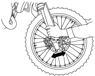 YAMAHA YZ85 - Securely support the vehicle so that there is no danger of it falling over. - 1
