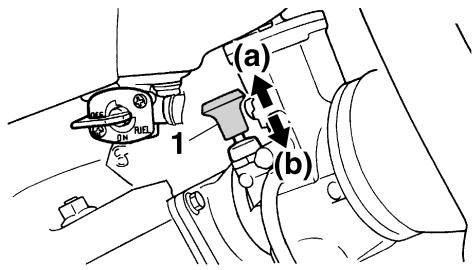 YAMAHA YZ85 - Starter (choke) knob - 1