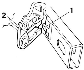 YAMAHA YZ85 LW - To install the rear wheel - 1