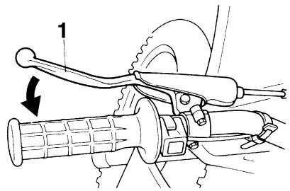 YAMAHA YZ85 LW - Clutch lever - 1