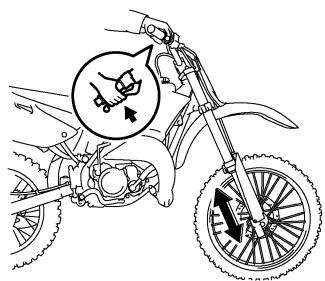 YAMAHA YZ85 LW - To check the operation - 1