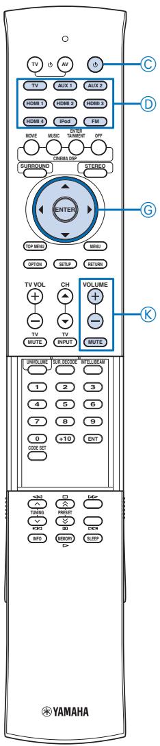 YAMAHA YSP-4100 - Changing OSD language - 1