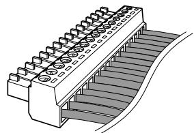 YAMAHA ACD1 - Desserrez les vis de la borne. - 2