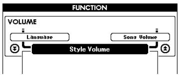 YAMAHA ARIUS YDP-V240 - Drücken Sie die Taste [FUNCTION]. - 2