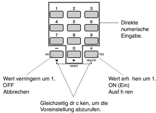 YAMAHA ARIUS YDP-V240 - Auswahlen und Einstellen der Funktionen - 4