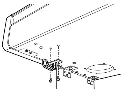 YAMAHA ARIUS YDP-V240 - Befestigen Sie den Kopfhörerbügel. - 1