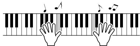 YAMAHA ARIUS YDP-V240 - Verwenden Sie das Datenrad, um andere Songs aufzurufen, spielen Sie dann auf der Tastatur, und horen Sie sich die Voice an. - 2