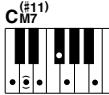 YAMAHA ARIUS YDP-V240 - Standardakkorde. - 8