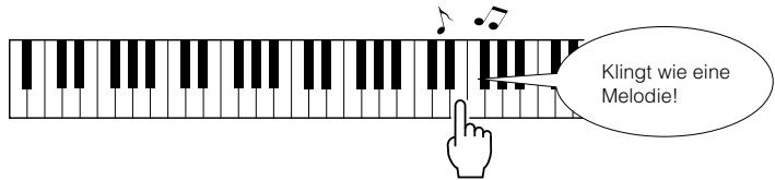 YAMAHA ARIUS YDP-V240 - Spieler Sie auf der Tastatur. Erspären Sie zunachst den Rhythm - 1