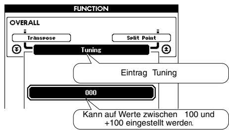 YAMAHA ARIUS YDP-V240 - Tonhohen-Parameter - 4