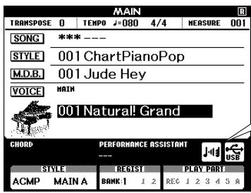 YAMAHA ARIUS YDP-V240 - Schalten Sie mit der Taste [HARMONY ON/OFF] den Harmony-Effekt ein. - 5