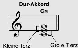 YAMAHA ARIUS YDP-V240 - Grundlegendes zu Akkorden - 4