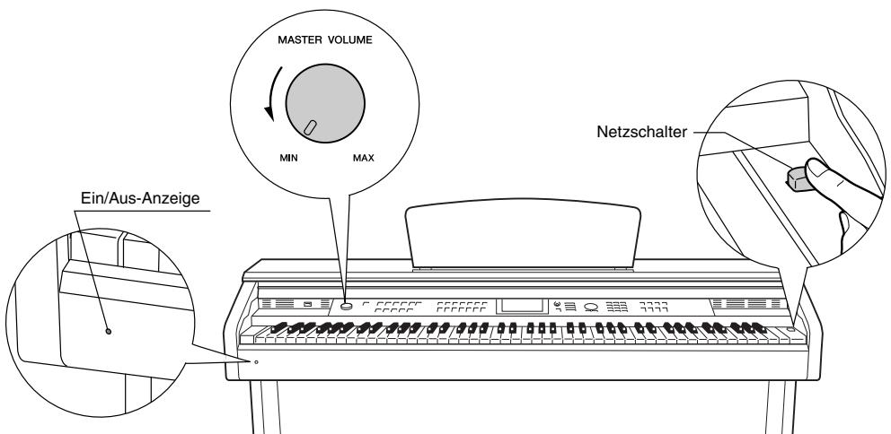 YAMAHA ARIUS YDP-V240 - Einschalten des Instruments - 1