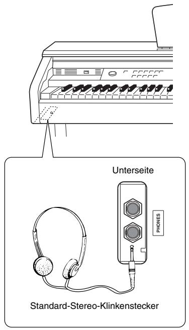 YAMAHA ARIUS YDP-V240 - Verwendung von Kopfhörern - 1