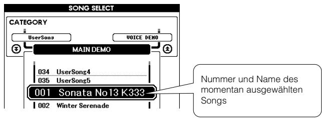 YAMAHA ARIUS YDP-V240 - Drucken Sie die [SONG]-Taste. - 2