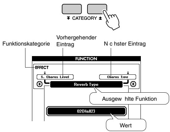 YAMAHA ARIUS YDP-V240 - Auswahlen und Einstellen der Funktionen - 3