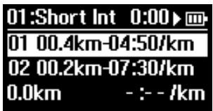 YAMAHA BODIBEAT BF-1 - Depuis le menu, sélectionnez l'élément « Départ » puis commencez à courir ou à marcher en rythme avec le tempo du titre qui s'exécute. - 3