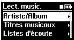 YAMAHA BODIBEAT BF-1 - Sélectionnez « Lecture musicale » dans le Menu principal. - 3