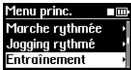 YAMAHA BODIBEAT BF-11 - S'exercer en suivant un programme d'entrainment : mode Entrainement - 1