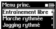 YAMAHA BODIBEAT BF-11 - Marche/jogging à votre propre rythme : mode Entrainement libre - 1