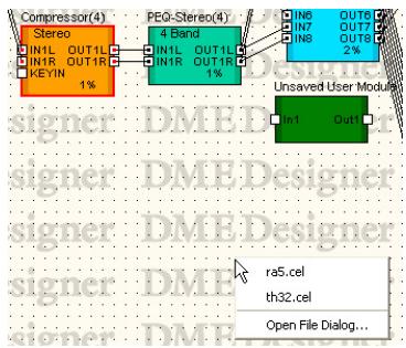 YAMAHA DME DESIGNER - Touche [cancel] (annuler) - 6