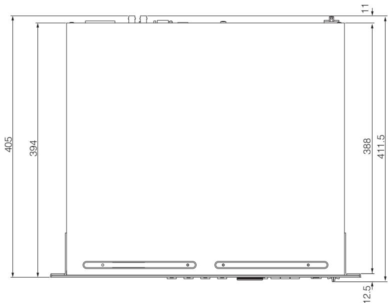 YAMAHA DME-24N - Dimensions - 1