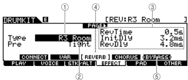 YAMAHA DTX-900 - Reverb Effect Settings - 1