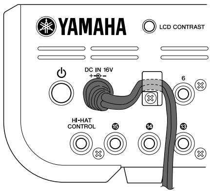 YAMAHA DTX-900 - Setting Up the Power Supply - 2