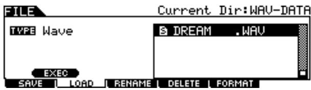 YAMAHA DTX-900 - File/Folder Selection - 4