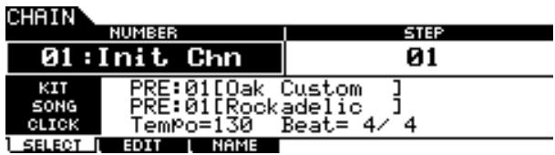 YAMAHA DTX-900 - Programming a Chain - 1