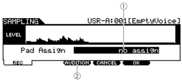 YAMAHA DTX-900 - Press the [F6] STOP button to stop Sampling. - 1