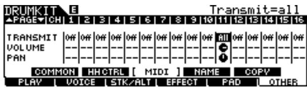 YAMAHA DTX-900 - Example program of the Stack/Alternate - 4