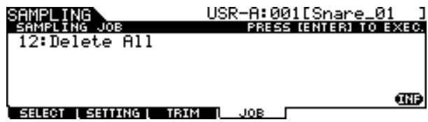 YAMAHA DTX-900 - 12: Delete All - 1