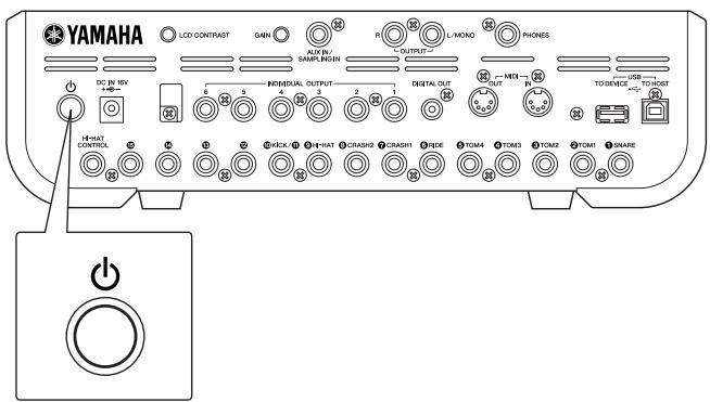 YAMAHA DTX-900 - Setting Up the Power Supply - 1