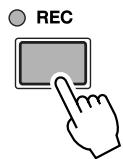 YAMAHA DTX-900 - Press the [REC] button to call up the REC STANDBY display. - 1