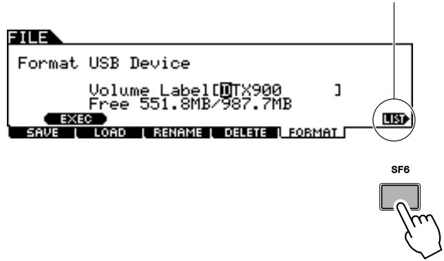 YAMAHA DTX-900 - Using the character list - 1