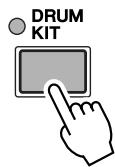 YAMAHA DTX-900 - Press the [DRUM KIT] button to enter the Drum Kit Select display. - 1