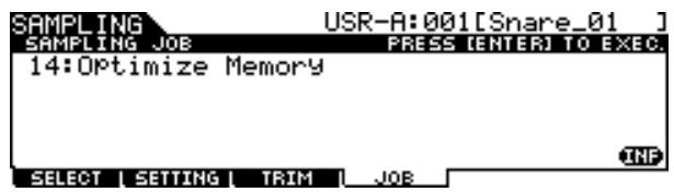 YAMAHA DTX-900 - 14: Optimize Memory - 1