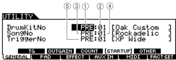 YAMAHA DTX-900 - Initial Settings Called Up When Turning the Power On - 1