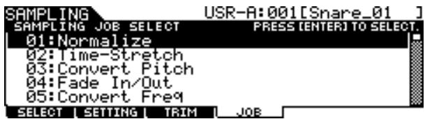 YAMAHA DTX-900 - Basic Procedure of the Sampling Jobs - 1