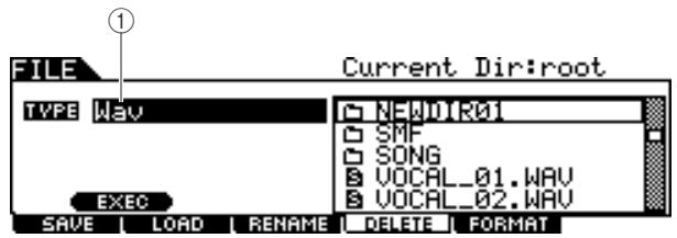 YAMAHA DTX-900 - Deleting a File or Directory - 1