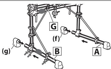 YAMAHA DTX550K - Assembling the Electronic Drum Rack - 3