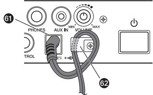 YAMAHA DTX550K - Connecting to a power source - 2